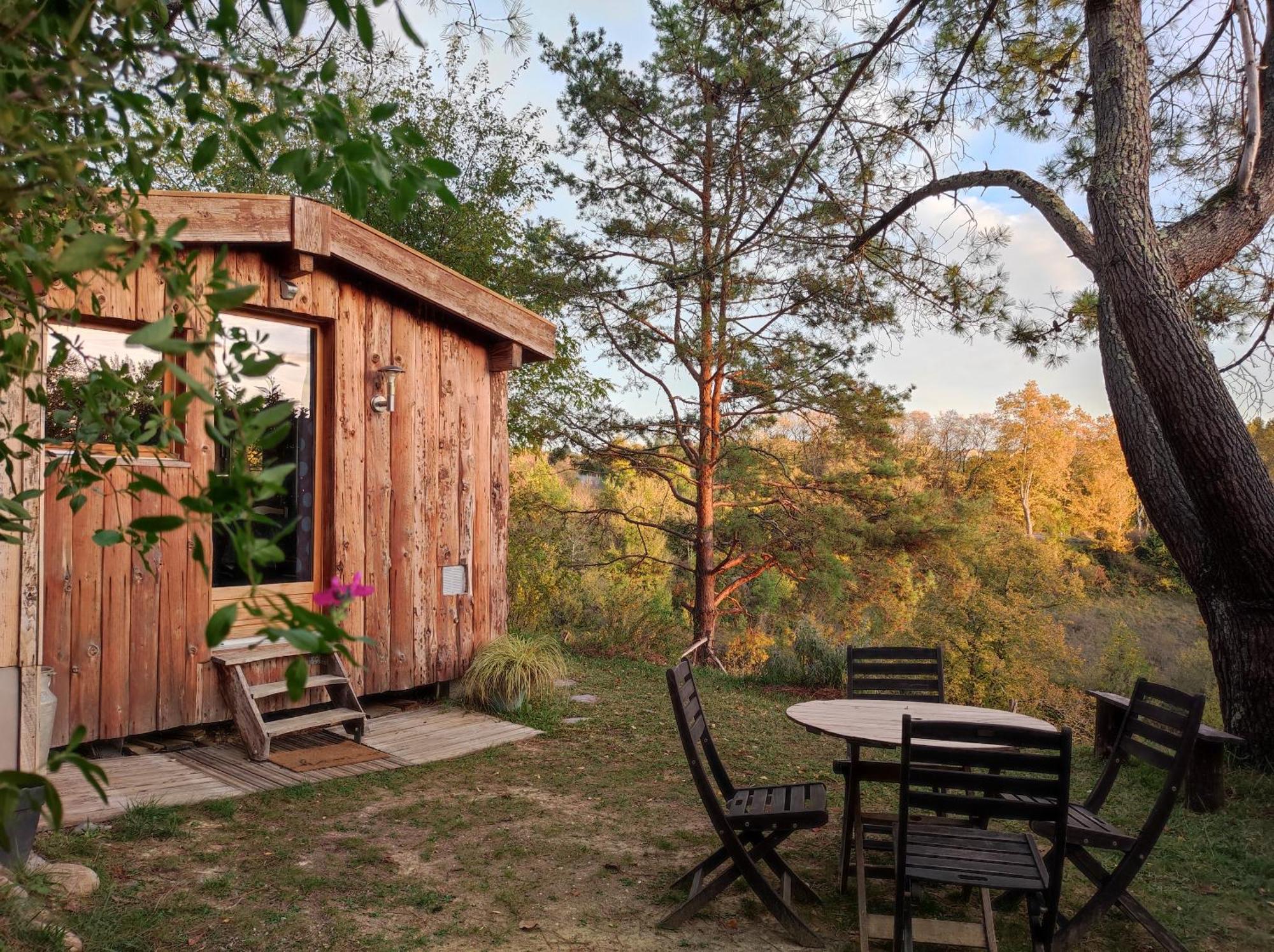 La cabane en bois Villemur-sur-Tarn Extérieur photo